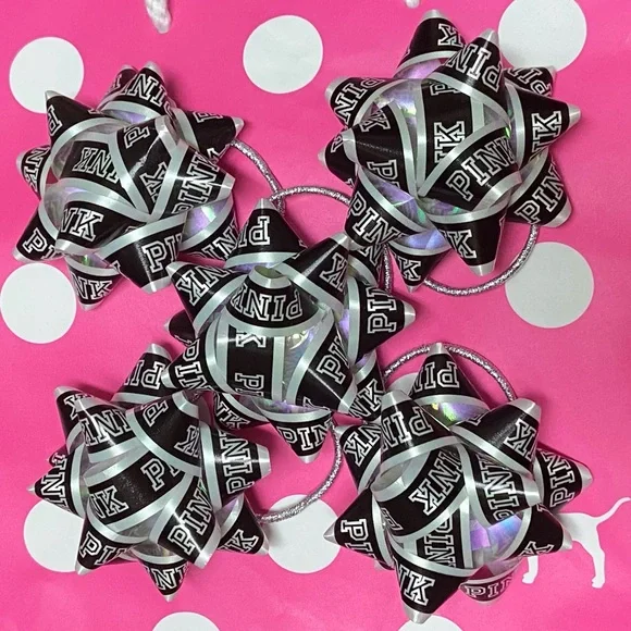 PINK VS DECORATION DISPLAY GIFT BOWS - Picture 3 of 5